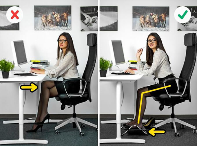 5 thói quen ngồi làm việc gây hại sức khỏe của dân văn phòng